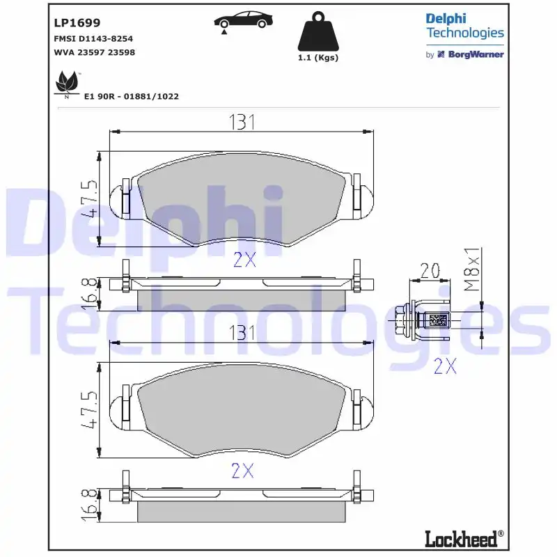 DELPHI LP1699