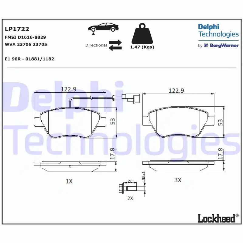 DELPHI LP1722