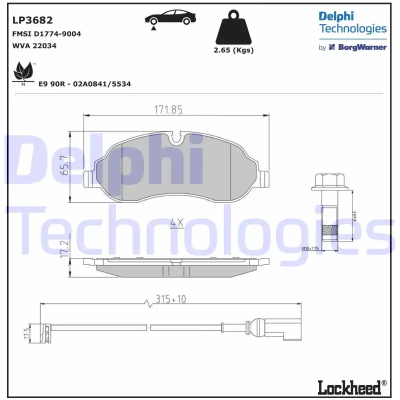 DELPHI LP3682