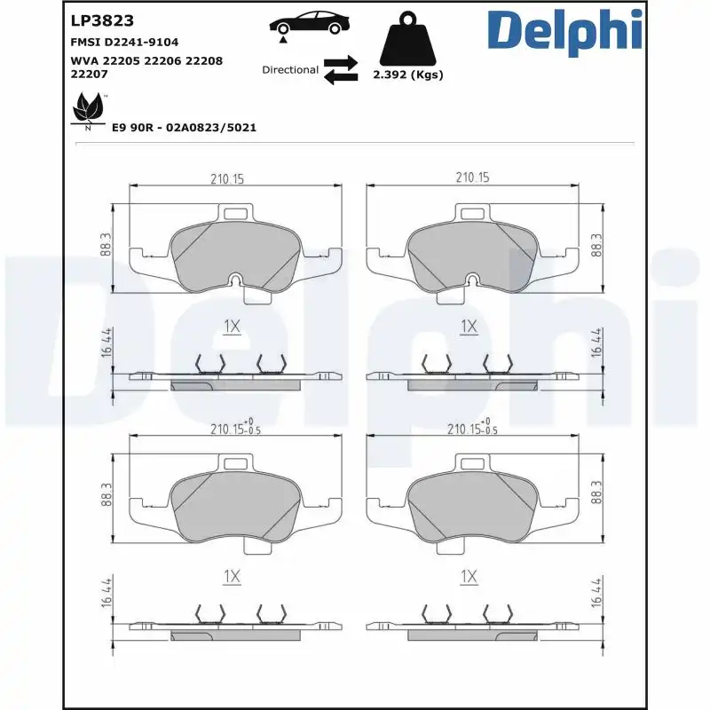DELPHI LP3823