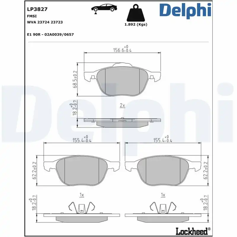 DELPHI LP3827