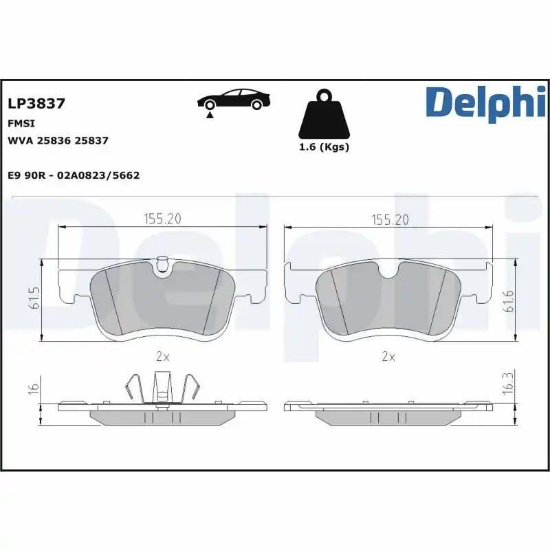 DELPHI LP3837