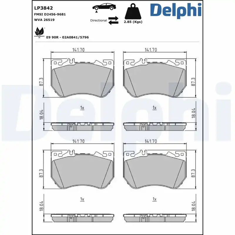 DELPHI LP3842