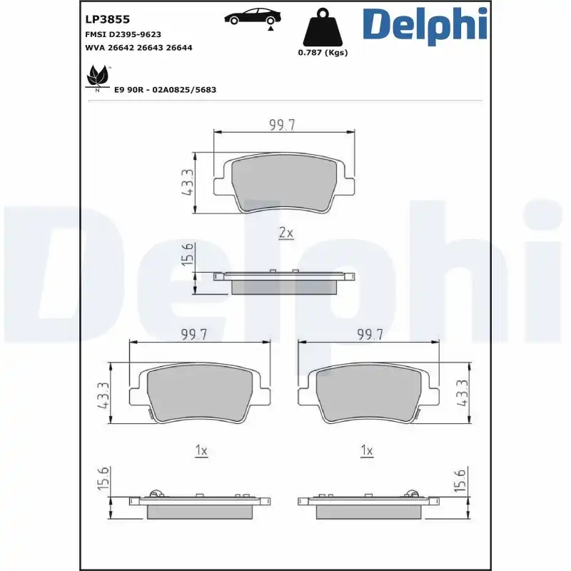 DELPHI LP3855