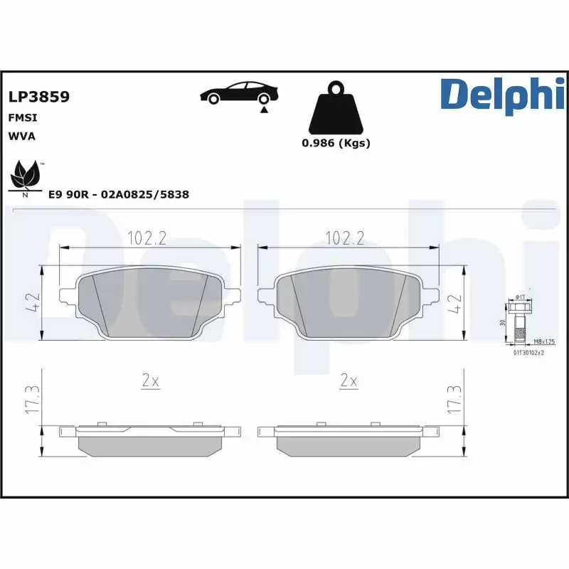 DELPHI LP3859