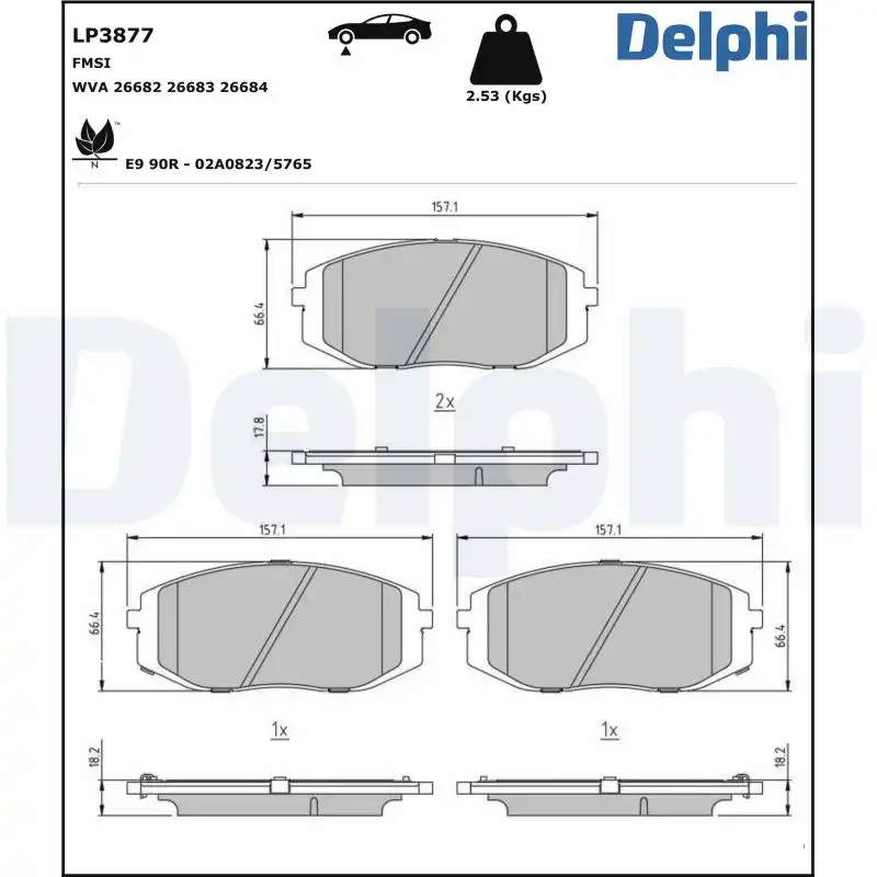 DELPHI LP3877