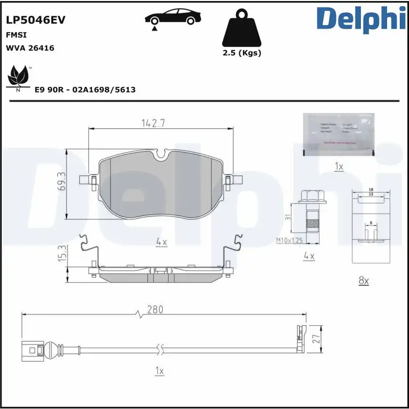 DELPHI LP5046EV