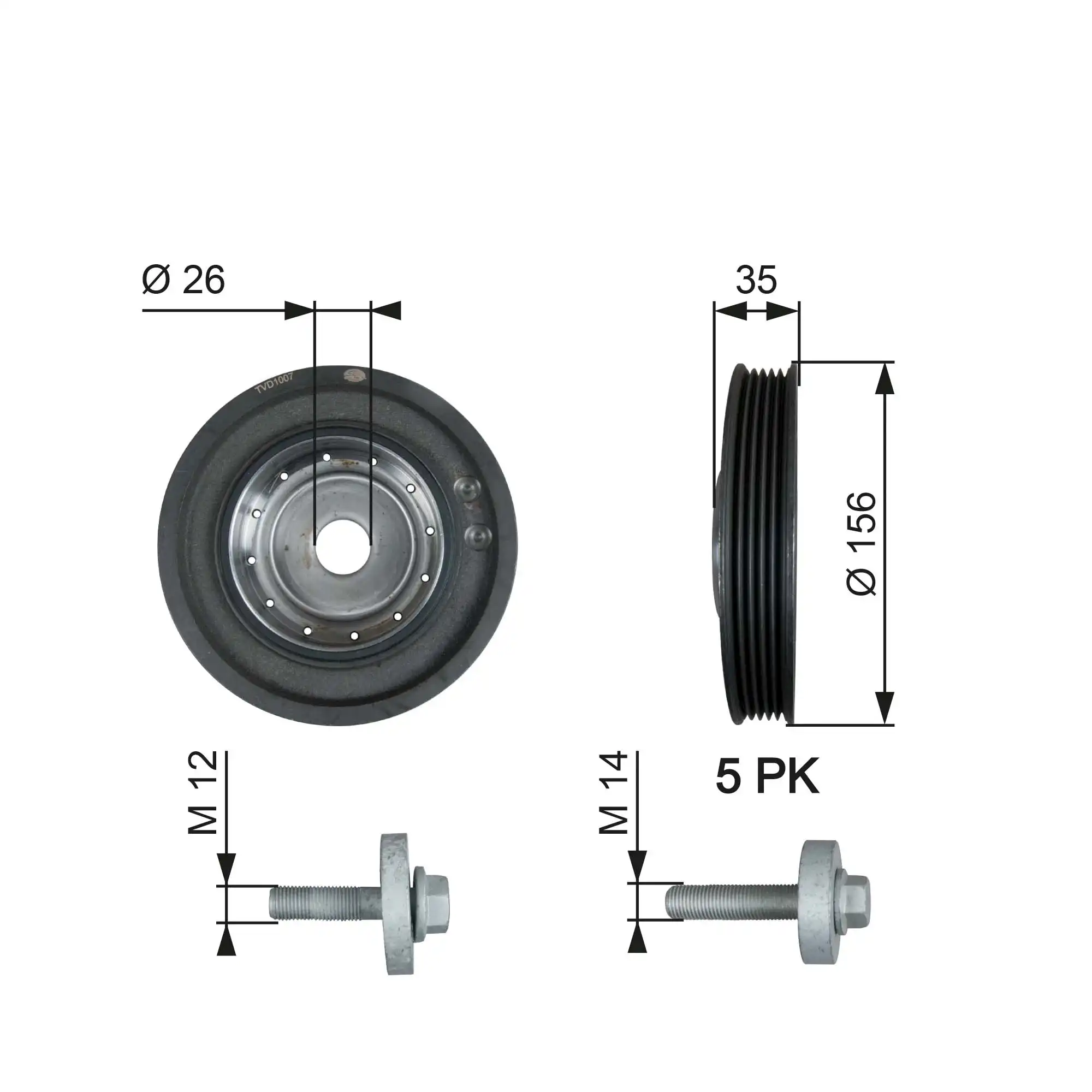 GATES TVD1007A