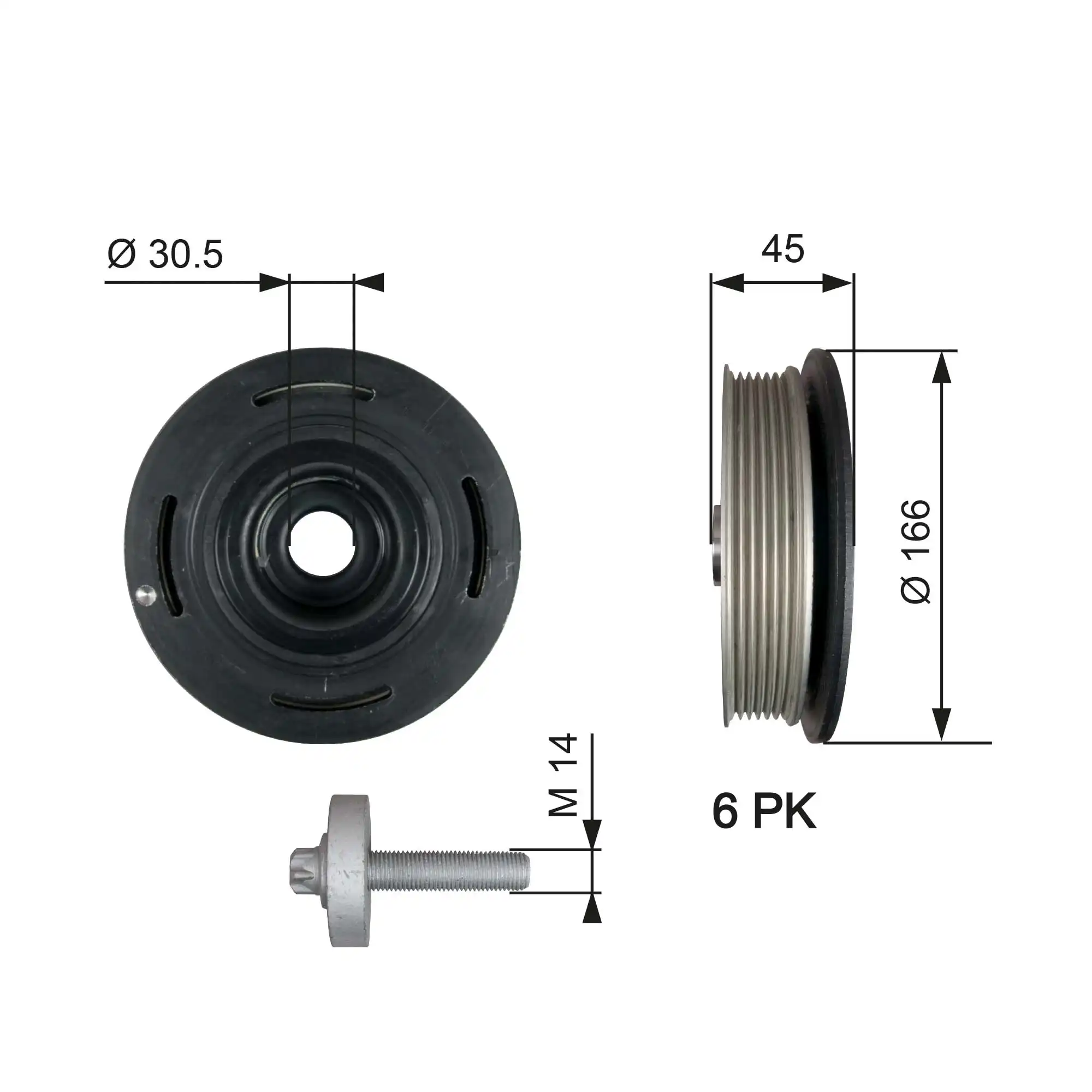GATES TVD1041A