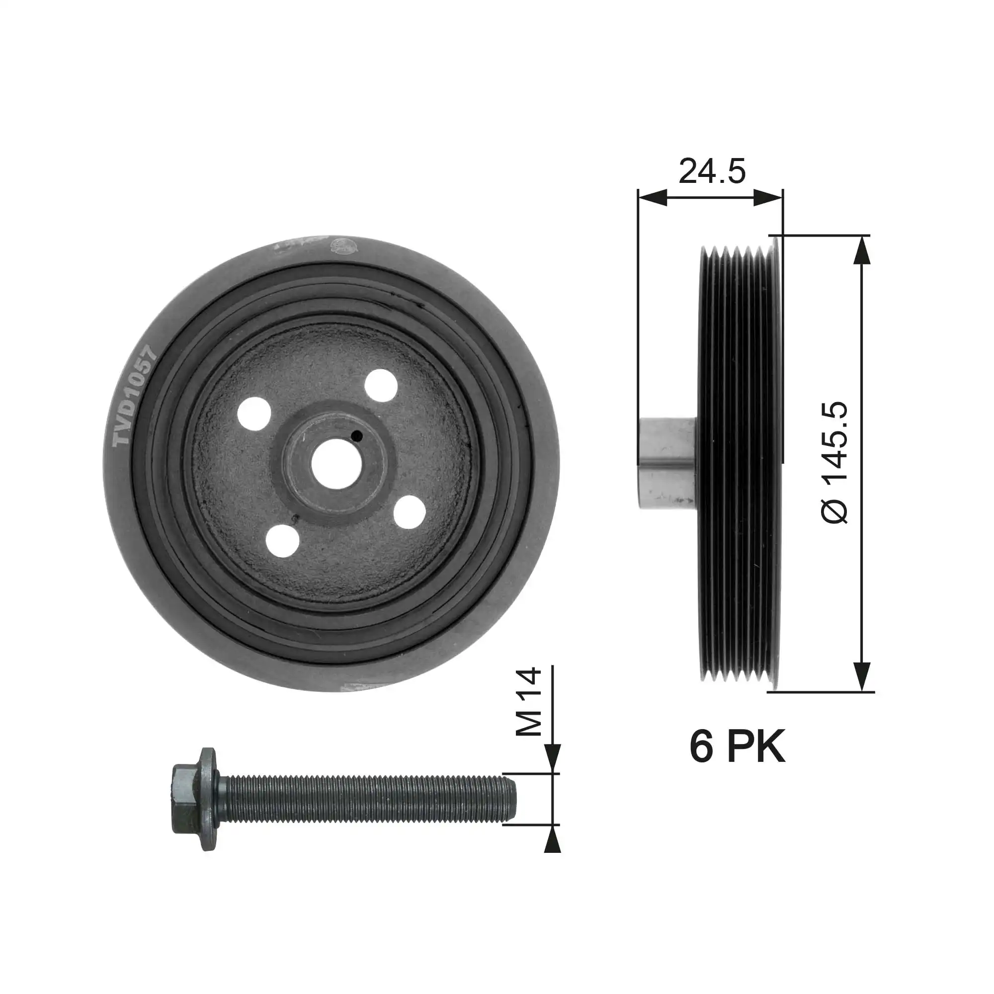GATES TVD1057A