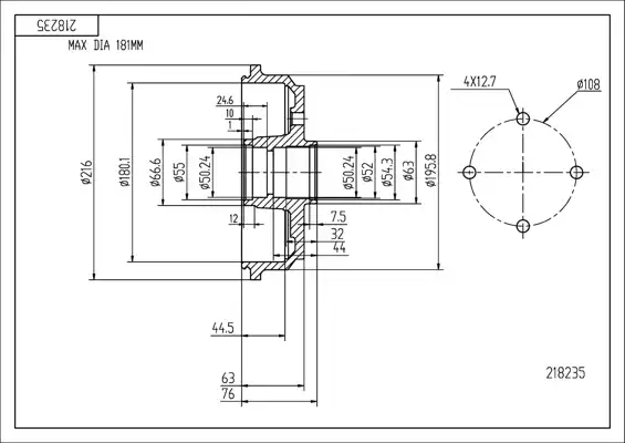 HART 218 235