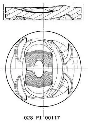 MAHLE 028 PI 00117 000