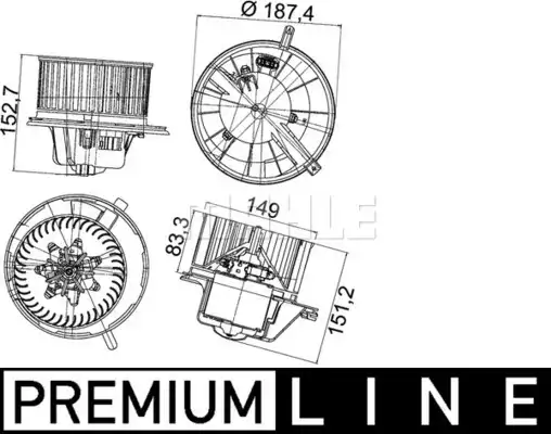 MAHLE AB 148 000P