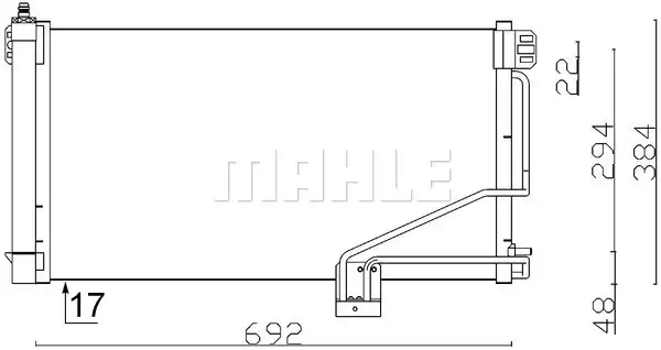 MAHLE AC 347 001S