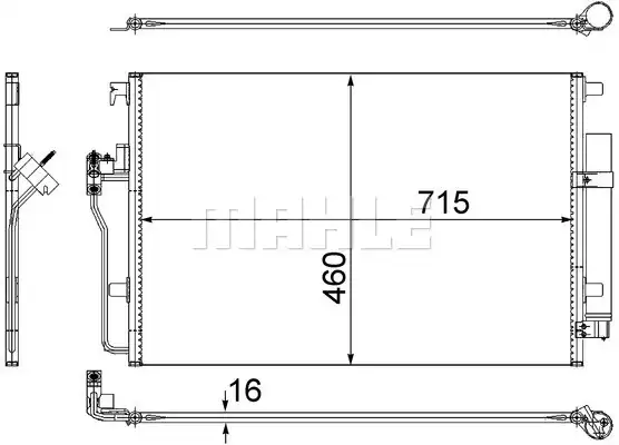 MAHLE AC 553 001S