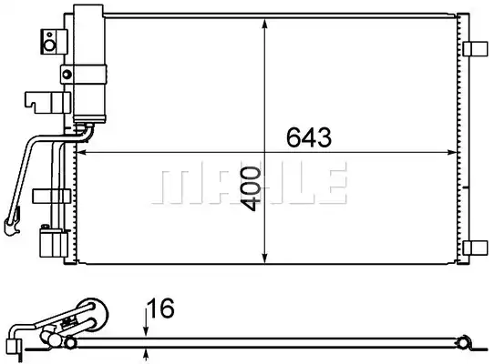 MAHLE AC 607 001S