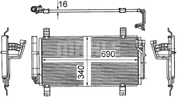 MAHLE AC 714 000S