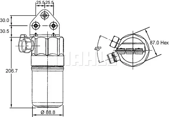 MAHLE AD 187 000S