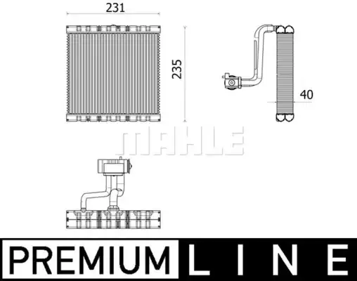MAHLE AE 166 000P
