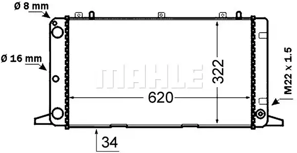 MAHLE CR 1415 000S