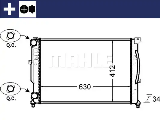 MAHLE CR 1423 000S