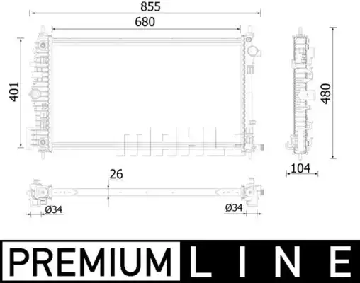 MAHLE CR 2225 000P