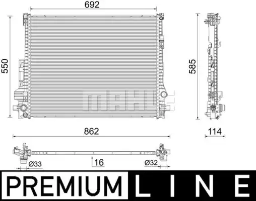 MAHLE CR 2607 000P