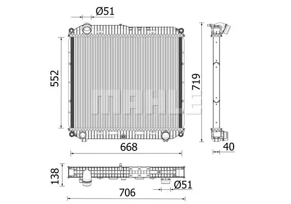 MAHLE CR 2608 000P