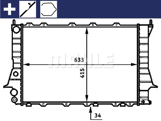 MAHLE CR 358 000S