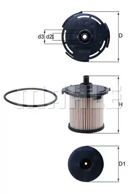 MAHLE KX 387D