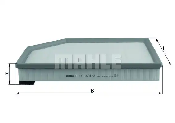 MAHLE LX 1591/2