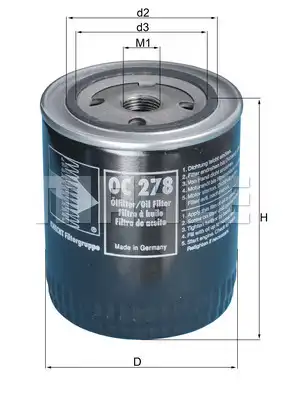 MAHLE OC 278