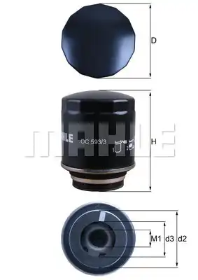MAHLE OC 593/3