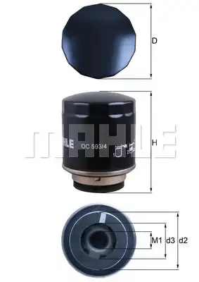 MAHLE OC 593/4