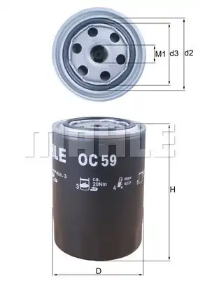 MAHLE OC 59