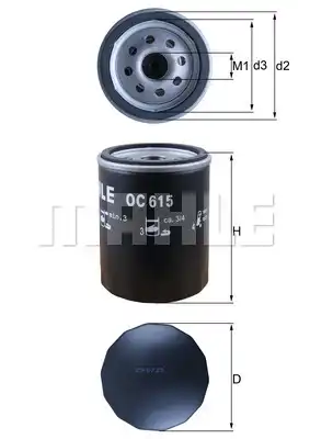 MAHLE OC 615