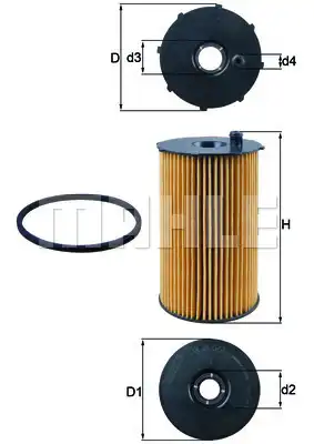 MAHLE OX 205/2D