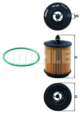 MAHLE OX 258D