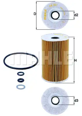 MAHLE OX 351D