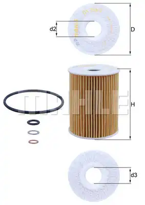 MAHLE OX 355/3D