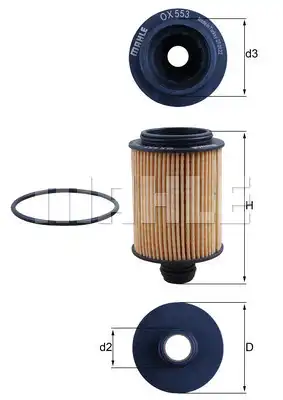 MAHLE OX 553D