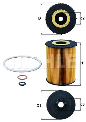 MAHLE OX 636D