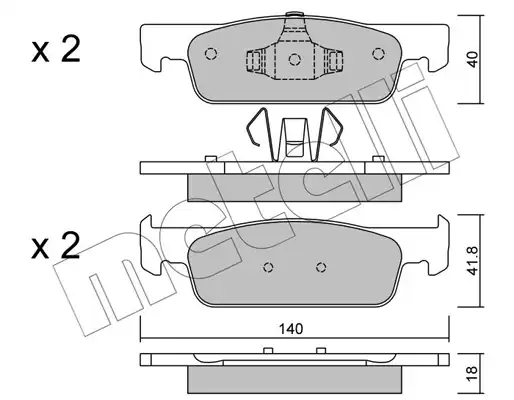 METELLI 22-0975-0
