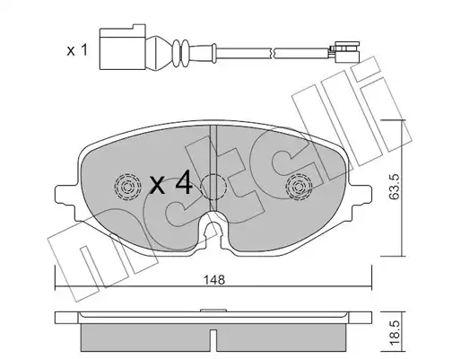 METELLI 22-1280-0