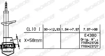 MONROE G7485