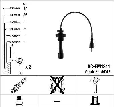 NGK 44317
