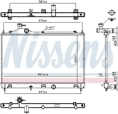 NISSENS 607027