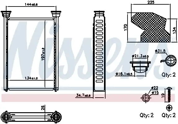 NISSENS 707309