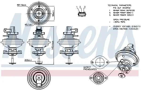 NISSENS 98208