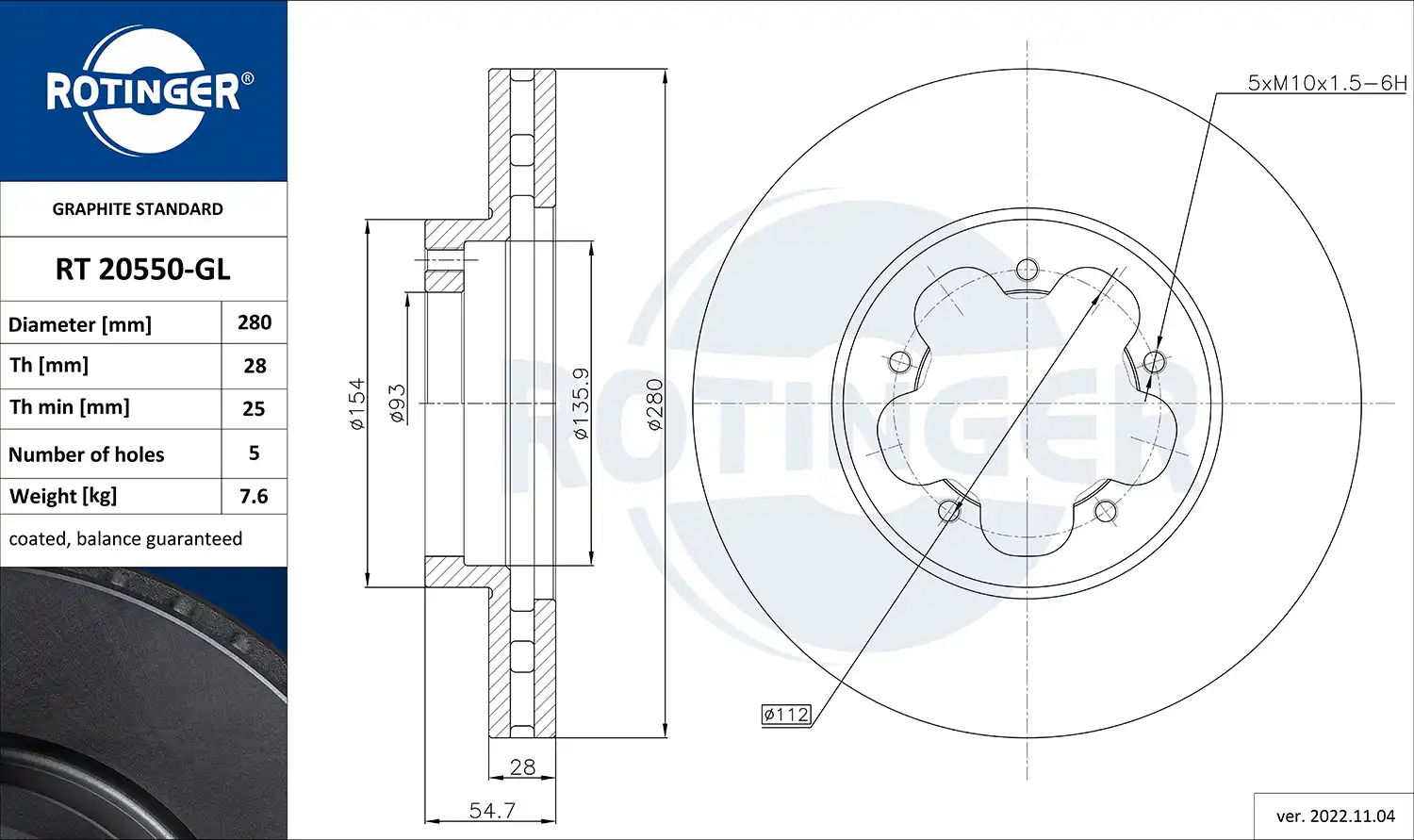 ROTINGER RT 20550-GL